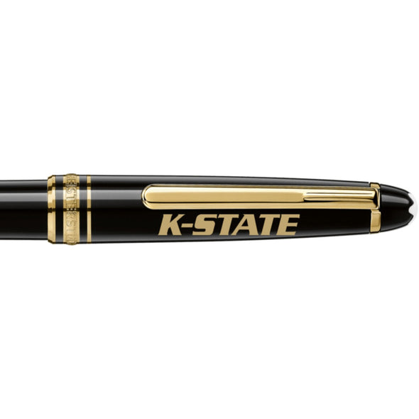Kansas State Montblanc Meisterstück Classique Ballpoint Pen in Gold Shot #2