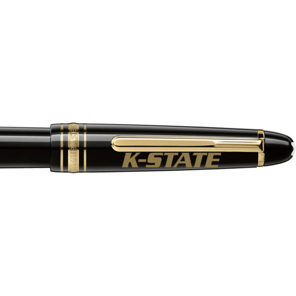 Kansas State Montblanc Meisterstück Classique Fountain Pen in Gold Shot #2