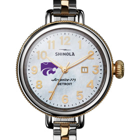 Kansas State Shinola Watch, The Birdy 34 mm MOP Dial Shot #1