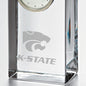 Kansas State Tall Glass Desk Clock by Simon Pearce Shot #2