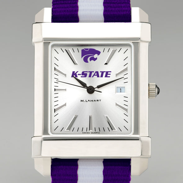 Kansas State University Collegiate Watch with RAF Nylon Strap for Men Shot #1