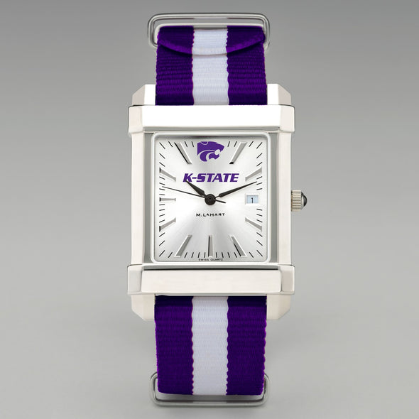 Kansas State University Collegiate Watch with RAF Nylon Strap for Men Shot #2