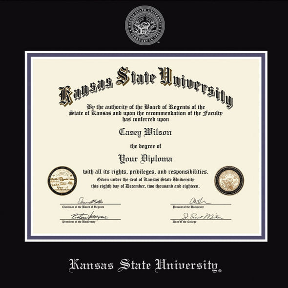 Kansas State University Diploma Frame, the Fidelitas Shot #2