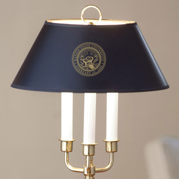 Kansas State University Lamp in Brass &amp; Marble Shot #2