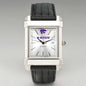 Kansas State University Men's Collegiate Watch with Leather Strap Shot #2