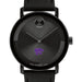 Kansas State University Men's Movado BOLD with Black Leather Strap