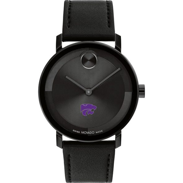 Kansas State University Men's Movado BOLD with Black Leather Strap Shot #2