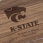 Kansas State University Solid Walnut Desk Box Shot #3