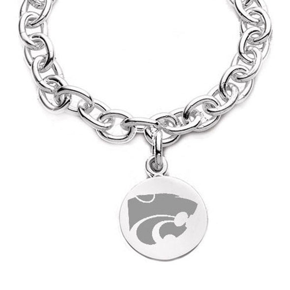 Kansas State University Sterling Silver Charm Bracelet Shot #2