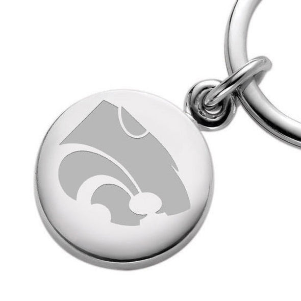 Kansas State University Sterling Silver Insignia Key Ring Shot #2