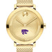 Kansas State University Women's Movado Bold Gold with Mesh Bracelet