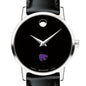 Kansas State Women's Movado Museum with Leather Strap Shot #1
