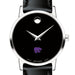 Kansas State Women's Movado Museum with Leather Strap