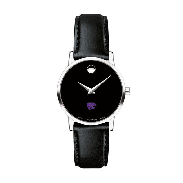 Kansas State Women&#39;s Movado Museum with Leather Strap Shot #2