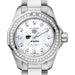Kansas State Women's TAG Heuer Steel Aquaracer with Diamond Dial & Bezel
