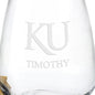 Kansas Stemless Wine Glasses - Set of 2 Shot #3