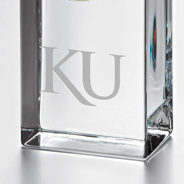 Kansas Tall Glass Desk Clock by Simon Pearce Shot #2