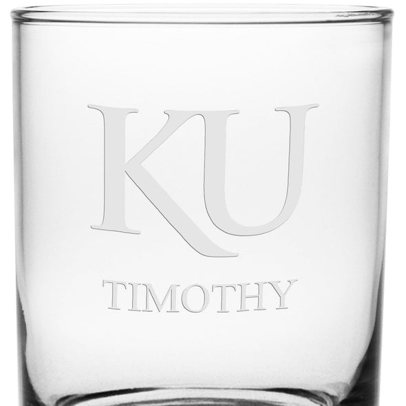 Kansas Tumbler Glasses - Set of 2 Made in USA Shot #3