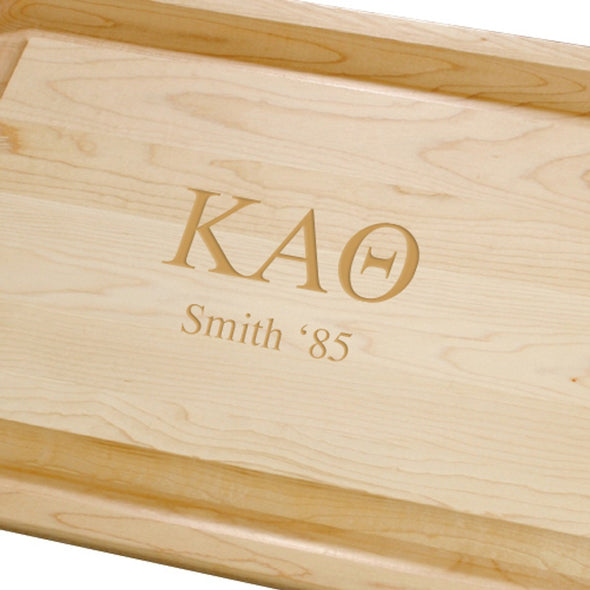 Kappa Alpha Theta Maple Cutting Board Shot #2