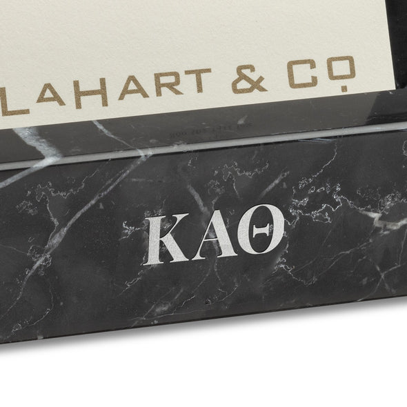 Kappa Alpha Theta Marble Business Card Holder Shot #2