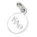 Kappa Alpha Theta Sterling Silver Charm