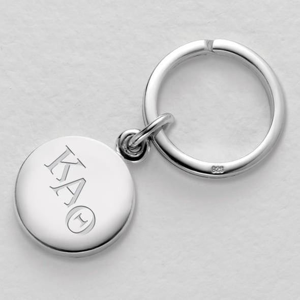 Kappa Alpha Theta Sterling Silver Insignia Key Ring Shot #2