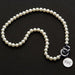Kappa Kappa Gamma Pearl Necklace with Sterling Silver Charm