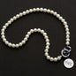Kappa Kappa Gamma Pearl Necklace with Sterling Silver Charm Shot #1