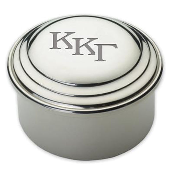 Kappa Kappa Gamma Pewter Keepsake Box Shot #1