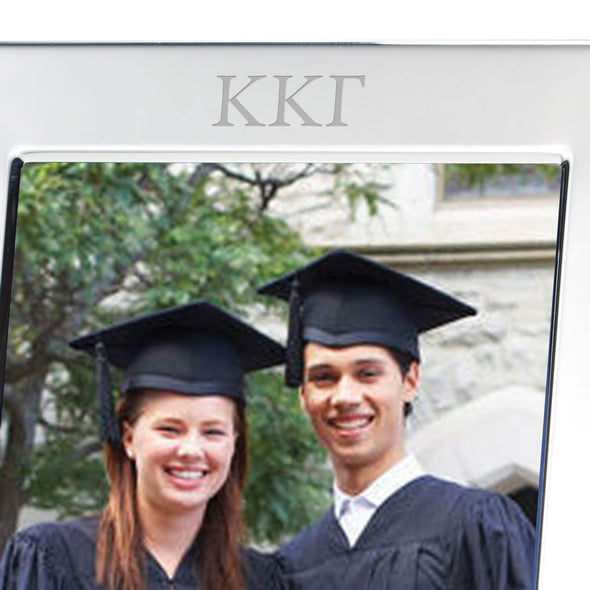 Kappa Kappa Gamma Polished Pewter 5x7 Picture Frame Shot #2