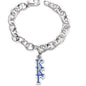 Kappa Kappa Gamma Sterling Silver Charm Bracelet with Letter Charm Shot #1