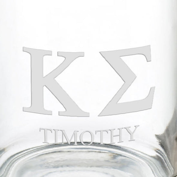 Kappa Sigma 13 oz Glass Coffee Mug Shot #3