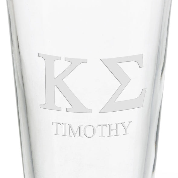Kappa Sigma 16 oz Pint Glass - Set of 2 Shot #3