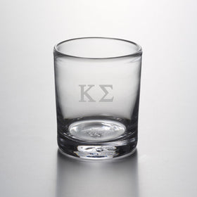 Kappa Sigma Double Old Fashioned Glasses by Simon Pearce Shot #1
