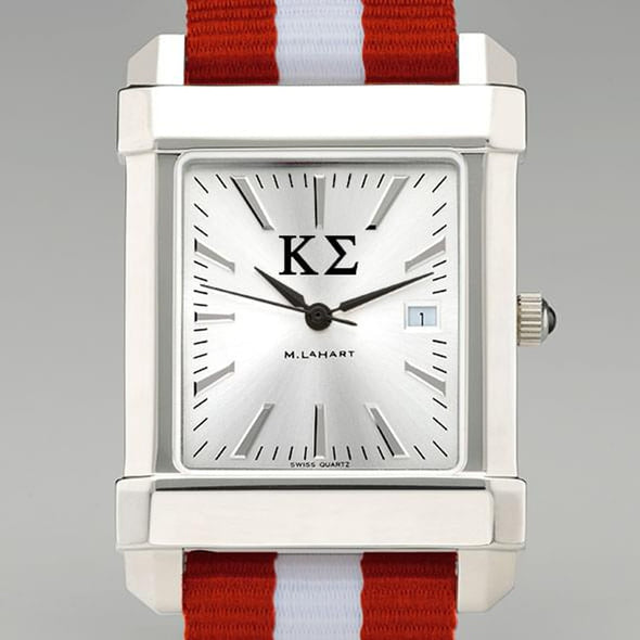 Kappa Sigma Men's Collegiate Watch w/ RAF Nylon Strap Shot #1
