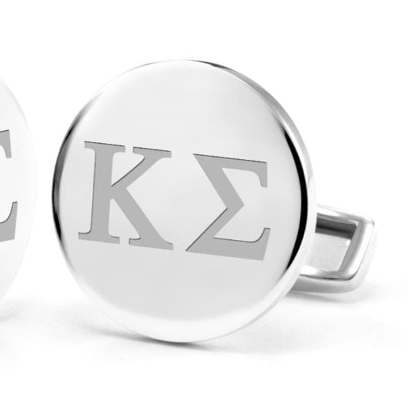 Kappa Sigma Sterling Silver Cufflinks Shot #2