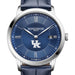 Kentucky Men's Baume et Mercier 40mm Classima Quartz Watch with Blue Dial & Dark Blue Leather Strap