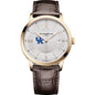 Kentucky Men's Baume et Mercier 40mm Gold PVD Classima Watch with Silver Dial & Dark Brown Leather Strap Shot #2