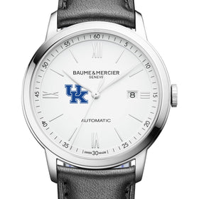 Kentucky Men's Baume et Mercier 42mm Classima Automatic Watch with White Dial & Black Leather Strap Shot #1