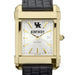 Kentucky Men's Gold Watch with 2-Tone Dial & Leather Strap at M.LaHart & Co.