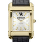 Kentucky Men's Gold Watch with 2-Tone Dial & Leather Strap at M.LaHart & Co. Shot #1