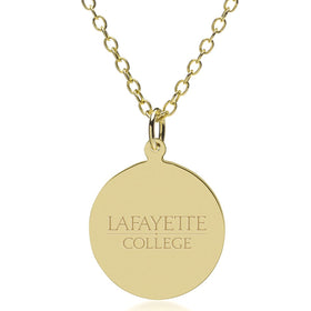 Lafayette 14K Gold Pendant &amp; Chain Shot #1