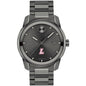Lafayette College Men's Movado BOLD Gunmetal Grey with Date Window Shot #2