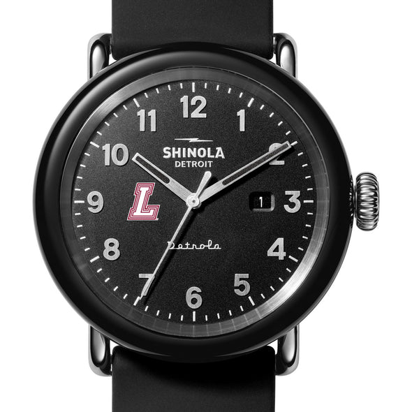 Lafayette College Shinola Watch, The Detrola 43mm Black Dial at M.LaHart &amp; Co. Shot #1