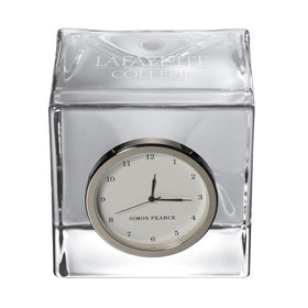 Lafayette Glass Desk Clock by Simon Pearce Shot #1