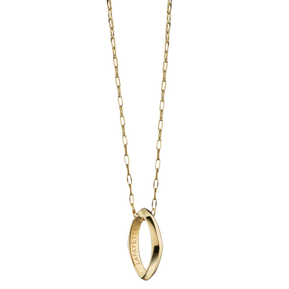 Lafayette Monica Rich Kosann Poesy Ring Necklace in Gold Shot #2