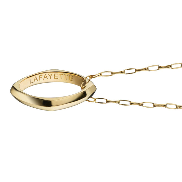 Lafayette Monica Rich Kosann Poesy Ring Necklace in Gold Shot #3