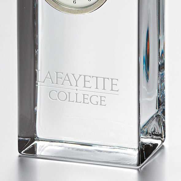 Lafayette Tall Glass Desk Clock by Simon Pearce Shot #2