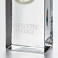 Lafayette Tall Glass Desk Clock by Simon Pearce Shot #2