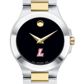 Lafayette Women&#39;s Movado Collection Two-Tone Watch with Black Dial Shot #1